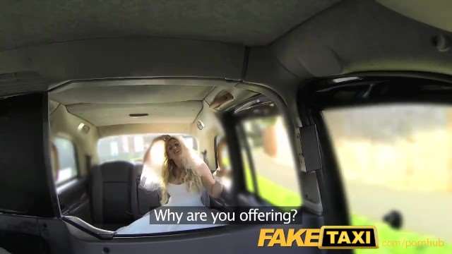 FakeTaxi黑车诱捕：落跑新娘饥渴胴体被巨根疯狂内射